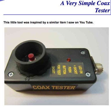 The Coax Tester Picture