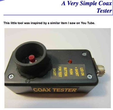 The Coax Tester