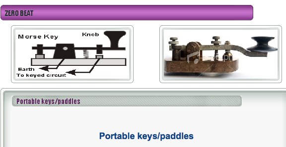 DXZone Portable Keys and paddles