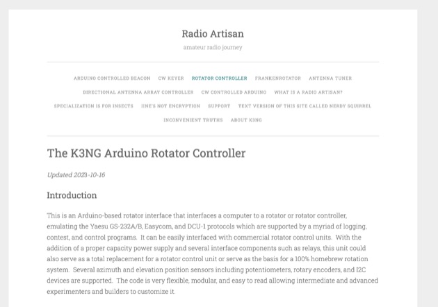 Arduino Rotator Controller image