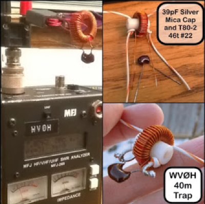 Inverted L for 40/80m 