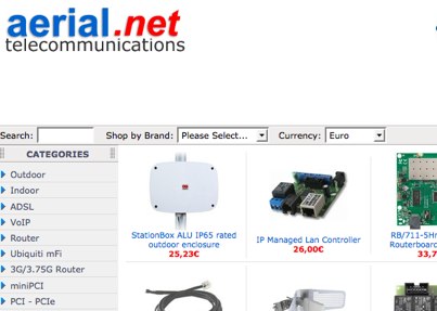 DXZone Aerial.net telecomunications