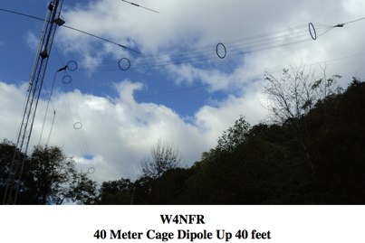 40 meter cage dipole Picture