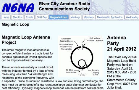 Magnetic Loop Antenna Project Picture
