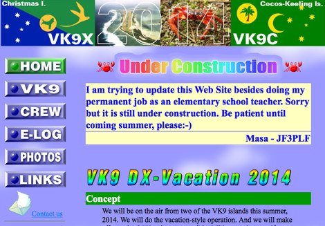 DXZone VK9X - VK9C Christmas and Cocos-Keeling Isl