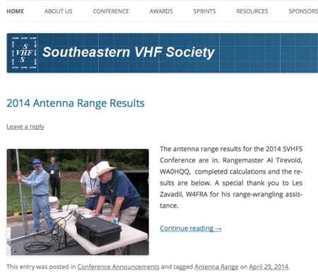 Southeastern VHF Society Picture