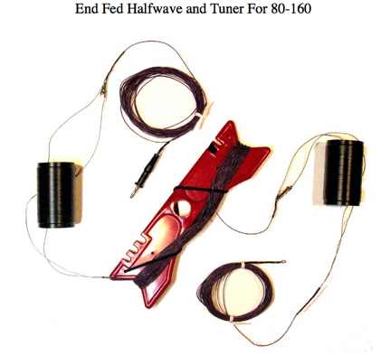 End Fed Halfwave and Tuner For 80-160