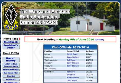 The Wanganui Amateur Radio Society Inc.