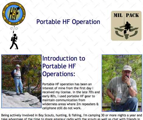 Portable HF Operation Picture