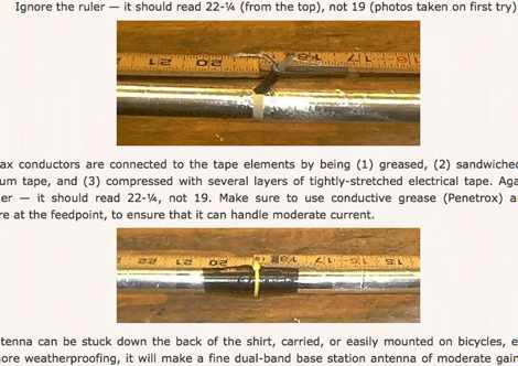 DXZone VHF sleeve dipole antenna