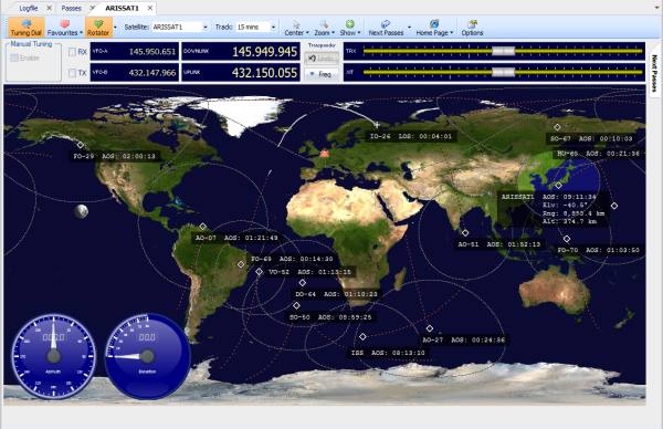 Operating via Ham Radio Satellites Picture