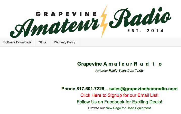 DXZone Grapevine Amateur Radio