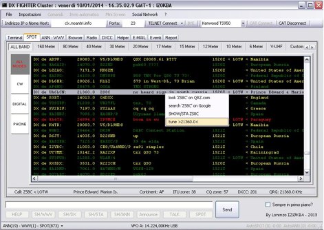 DX Fighter Cluster Picture