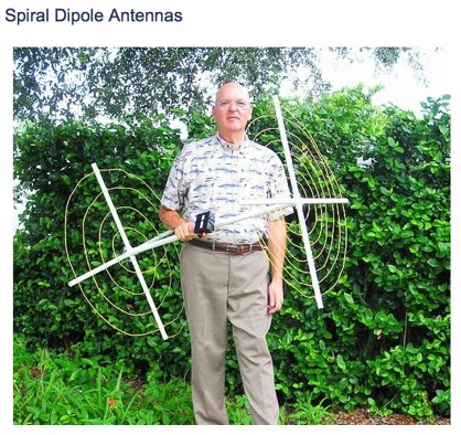 DXZone Spiral Dipole Antennas