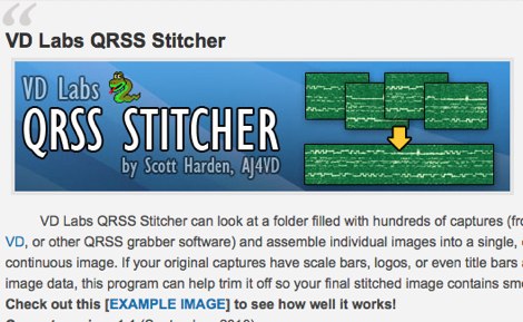 QRSS Stitcher Picture