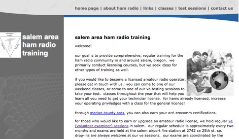 DXZone Salem area ham radio training