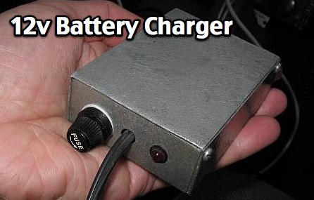 12V input, 12V battery charger 