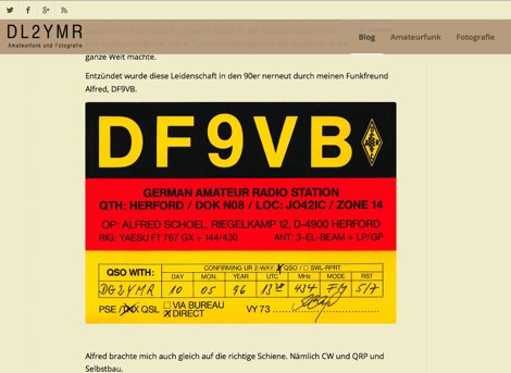 DL2YMR - Blog Picture