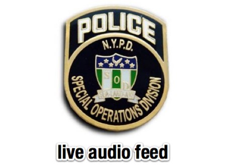 NYPD Special Operations Division Live Radio