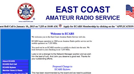 East Coast Amateur Radio Service Picture