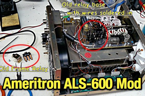 Ameritron ALS-600 QSK Mod Picture