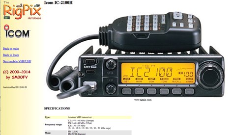 DXZone ICOM IC-2100H
