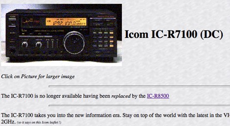 Icom IC-R7100 Picture