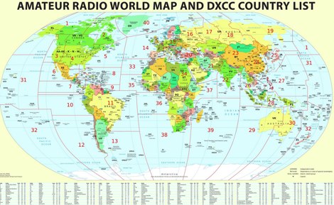 Amateur Radio Map