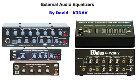 External Audio Equalizers