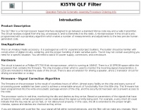KI5YN QLF Filter