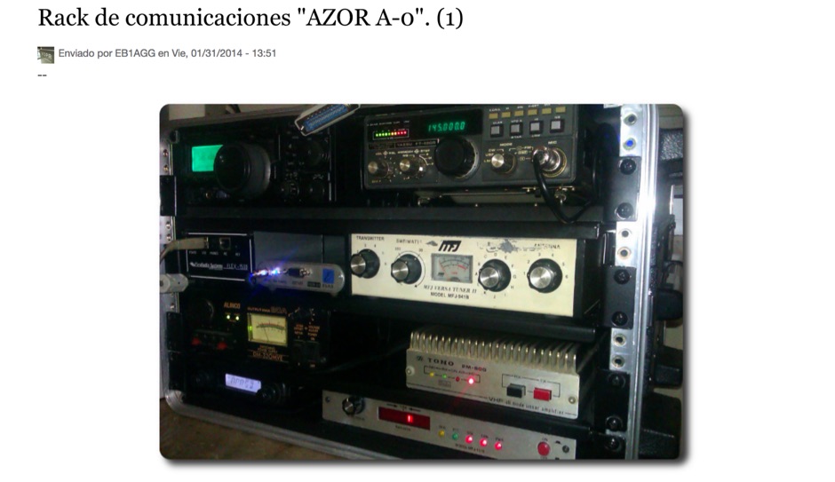 DXZone Rack de comunicaciones - EB1AGG Go Box