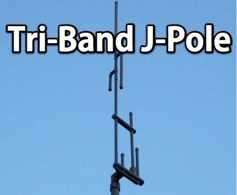 Tri-Band J-Pole 