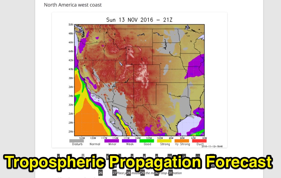 Tropospheric Propagation Forecast