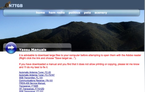 Yaesu Manuals Picture