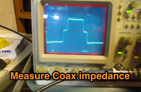 Measure Impedence of Coax Cables Picture