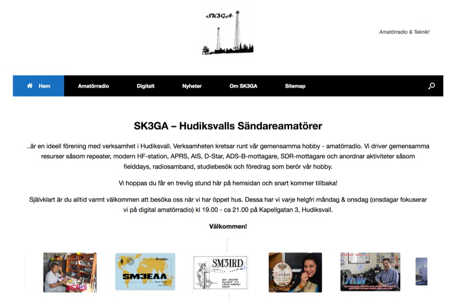 SK3GA - Hudiksvalls Sandareamatorer