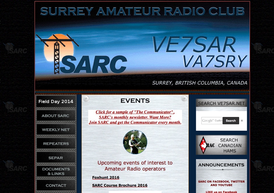 DXZone SARC - Surrey Amateur Radio Club