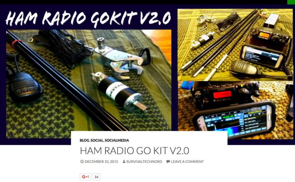 Ham Radio Go Kit v2.0 Picture