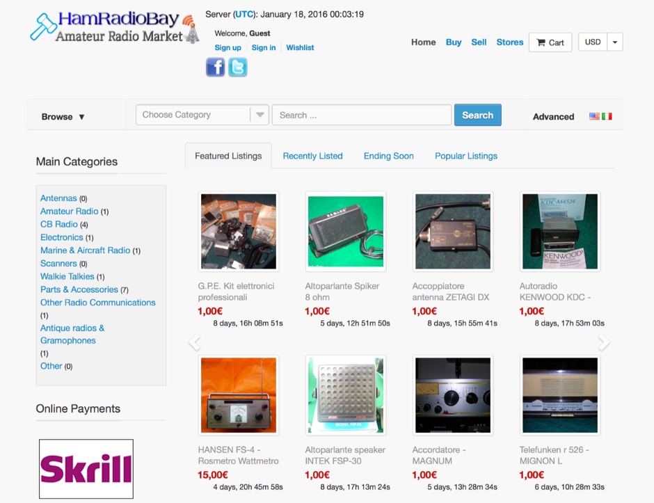 HamRadioBay - Amateur Radio Market Picture