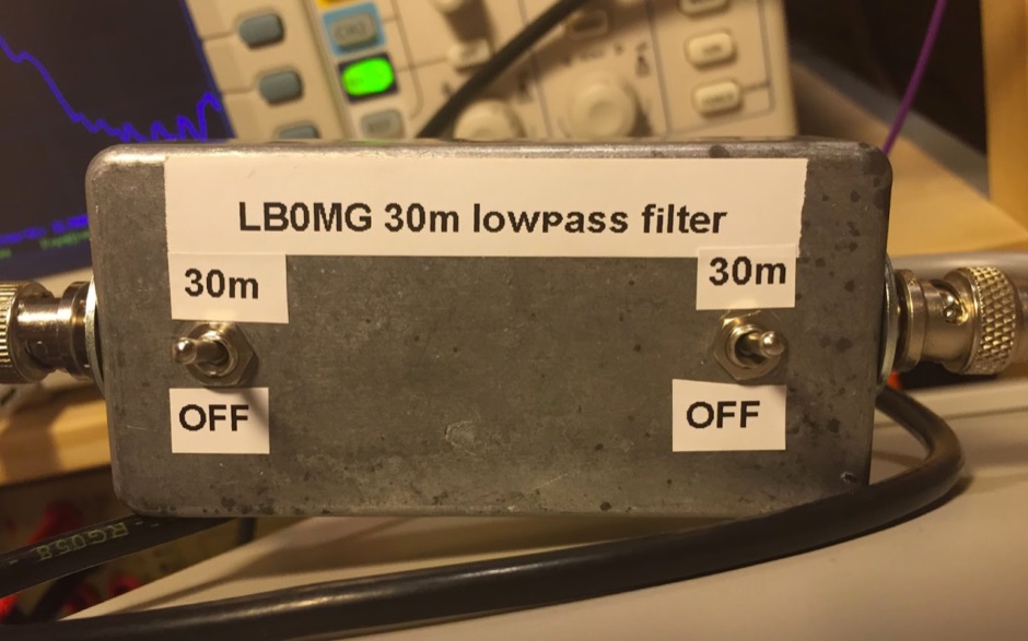 Lowpass filter for 30m 