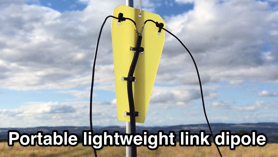 DXZone Portable lightweight link dipole