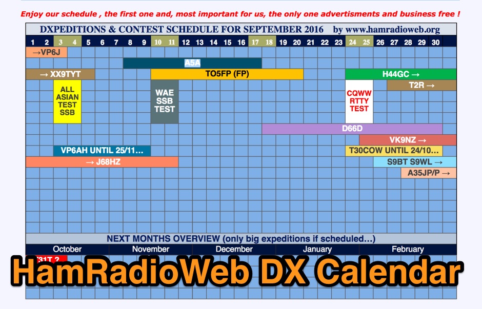Ham Radio Web DX Calendar - Resource Detail - The DXZone.com Ham Radio Web DX Calendar - Resource Detail - The DXZone.com