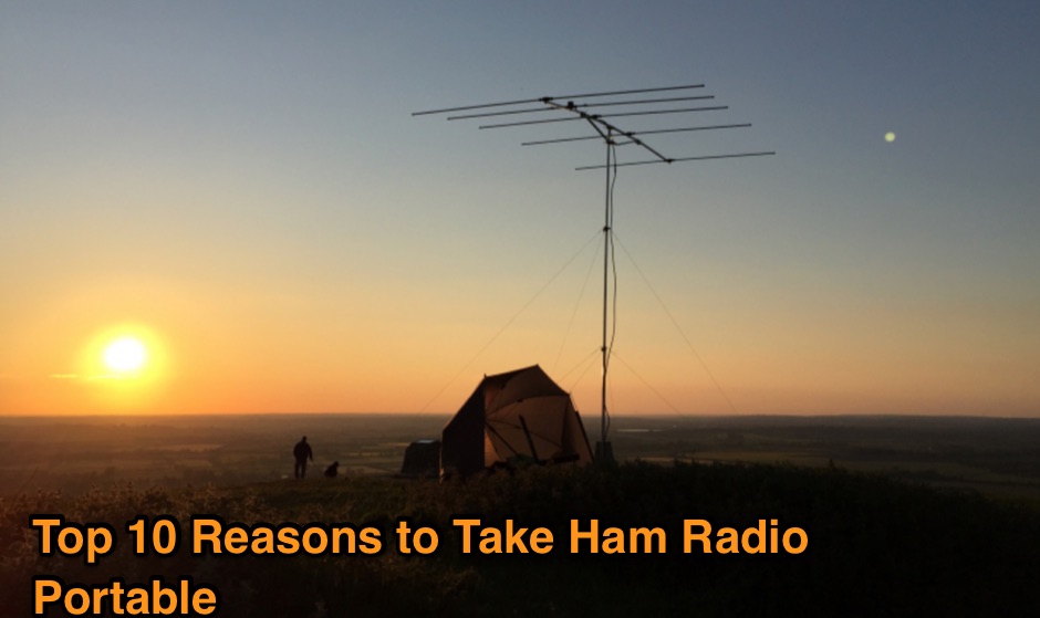 Top 10 Reasons to Take Ham Radio Portable Picture