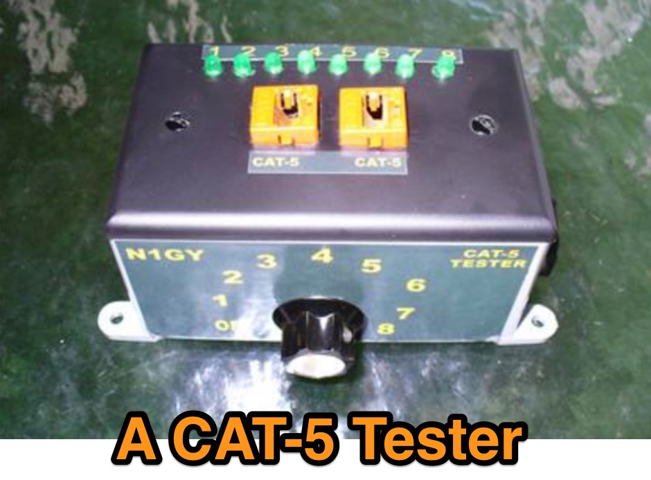 A CAT-5 Tester for Ham Radio Picture