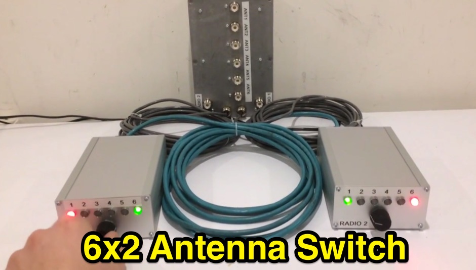 DXZone 6x2 antenna switch used for M/2 contesting