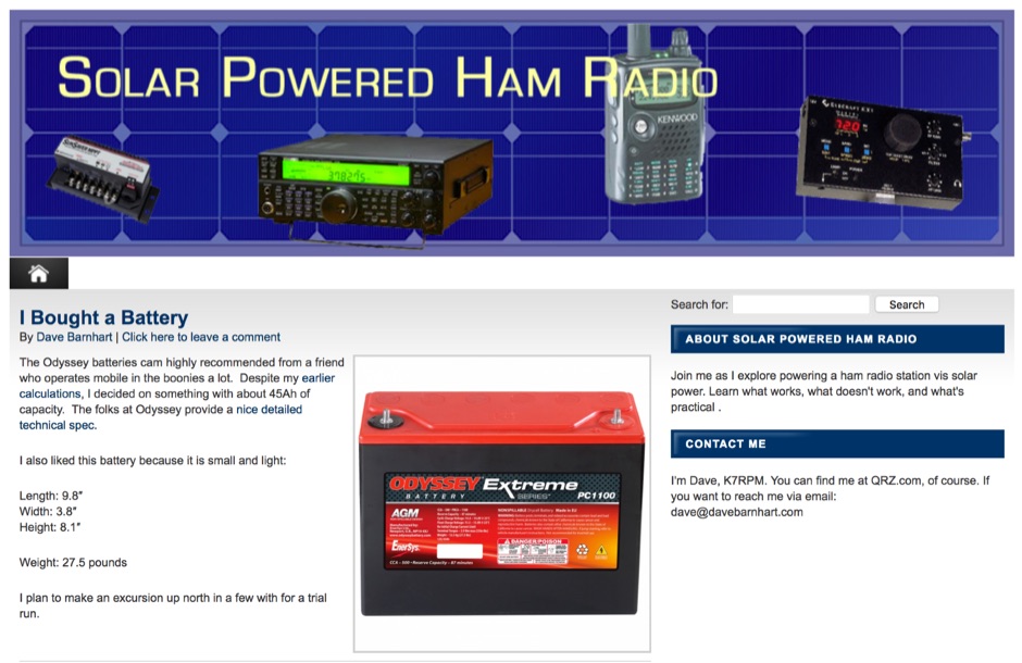 DXZone Solar Powered Ham Radio