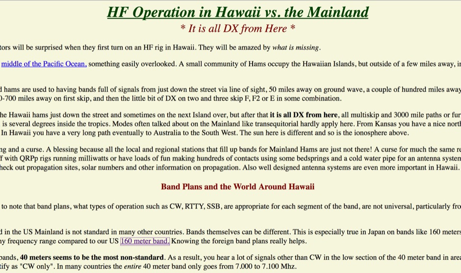 DXZone HF Operation in Hawaii