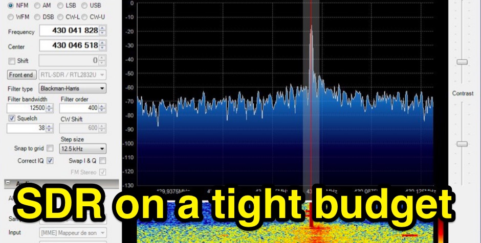 DXZone Software Defined Radio on a tight budget