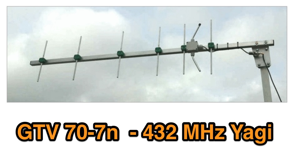 432 MHz yagi antenna