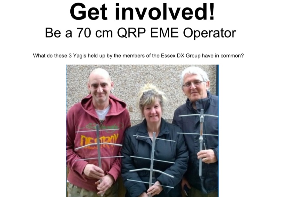 Getting started on 70cm E.M.E flier Picture